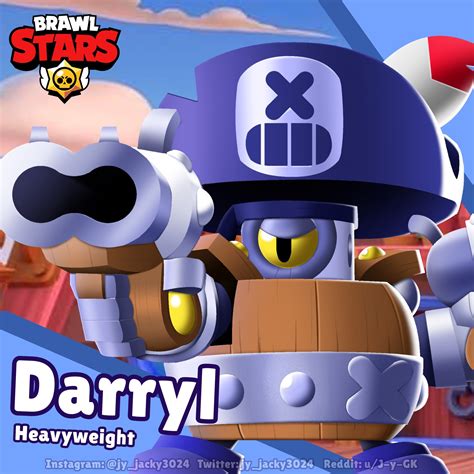 Learn the stats, play tips and damage values for darryl from brawl stars! 26 Top Photos Brawl Stars Darryl Release - Drawany On ...