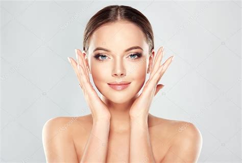 Woman With Clean Fresh Skin Stock Photo By Sofia Zhuravets