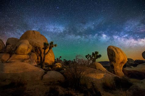 A Quiet Night In Joshua Tree Joshua Tree National Park In Southern