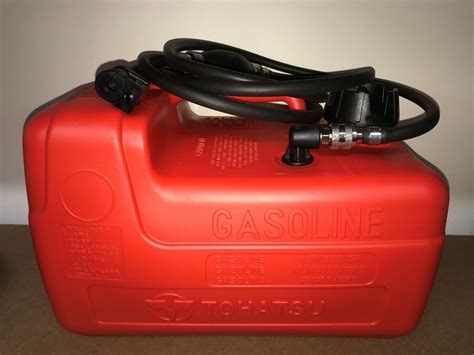 Tohatsu 12 Litre Portable Outboard Fuel Tank And Quick Connect Fuel Line