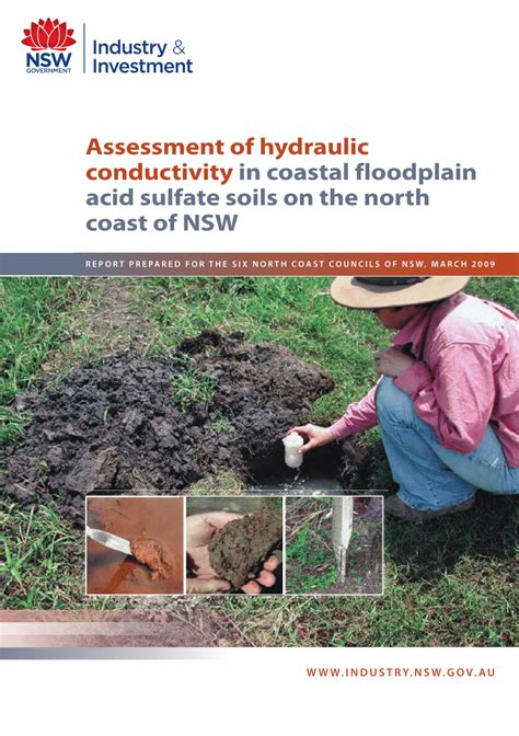 Pdf Assessment Of Hydraulic Conductivity In Coastal Floodplain Acid