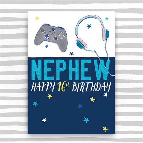 Nephew 16th Birthday Card By Molly Mae®