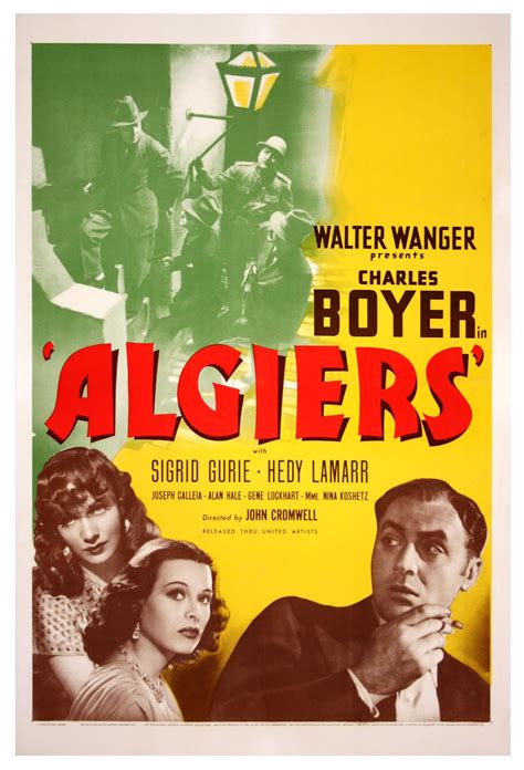 Algiers 1938 One Sheet Poster By John Cromwell 1938 Art Print