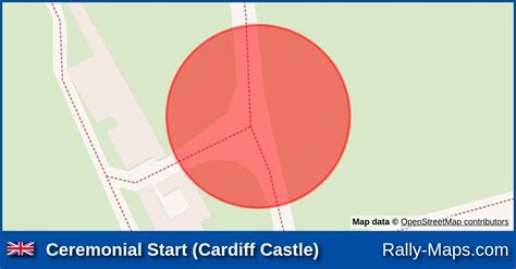 Ceremonial Start Cardiff Castle Stage Map Welsh International Rally