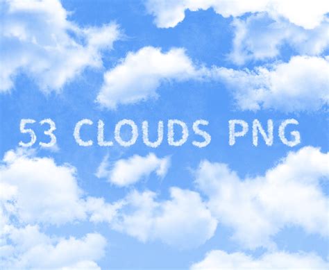 53 Real Cloud Overlay Sky Photo Overlays Clouds Photoshop Etsy