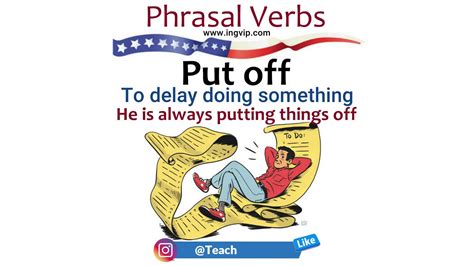 Learn English Phrasal Verb 006 Put Off YouTube