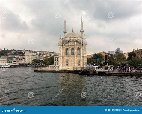 View Of Istanbul From Bosporus Ancient Mosque Editorial Stock Photo