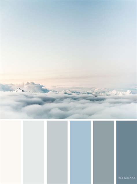 Color Palettes Inspired By Sky Blue Colour Palette Color Schemes