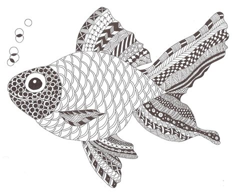 Zentangle Made By Mariska Den Boer 163 Shell Art Fish Drawings