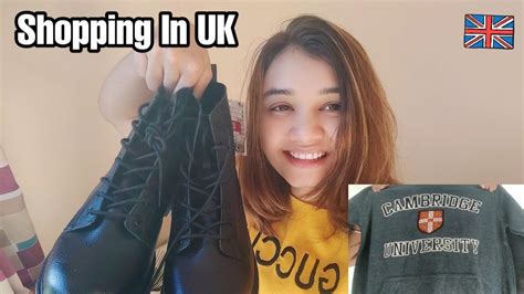 first time clothes shopping in uk shopping in cambridge priyanka khuman youtube