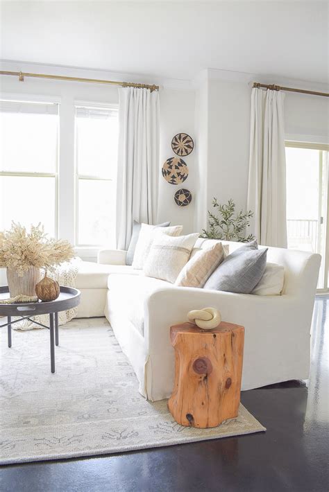 Layered Neutral Fall Living Room Tour Zdesign At Home