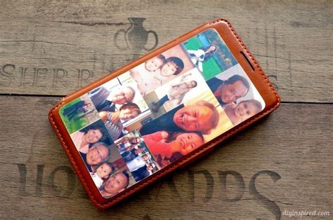 Diy Mod Podge Leather Phone Case Diy Inspired