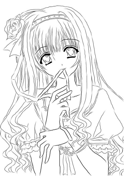 Printable Anime Colouring Pages High Quality Coloring Pages