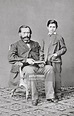 Sigmund Freud with his father Jacob Freud. Photography. around 1864 ...