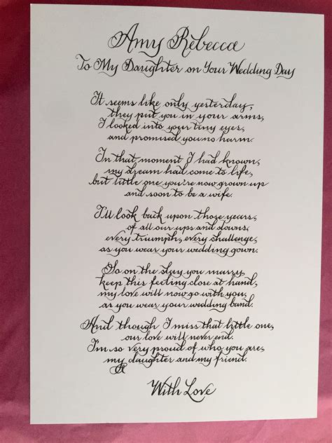 Sample Letter To Bride On Wedding Day From Mother In Law Mother In Law