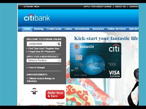 Choose from a variety of payment options to suit your needs. How to self register Citibank Credit Card online - YouTube