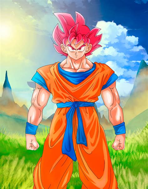 Goku Ssg Cenario Alternativo By Rushdraw On Deviantart