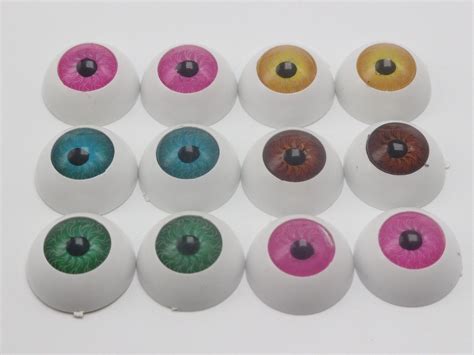 20pcs 10pairs mixed color acrylic round doll eyes eyeballs 20mm troll eye ebay