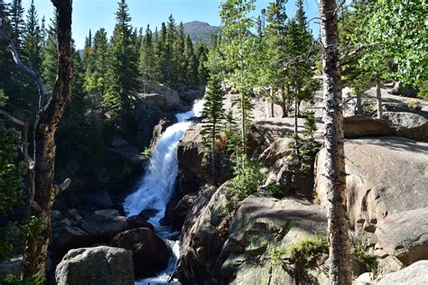 Alberta Falls Estes Park Co Hike To Waterfall In Rocky Mountain