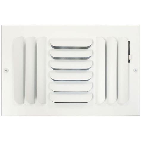 Speedi Grille 6 In X 10 In Ceiling Or Wall Register With Curved 3 Way