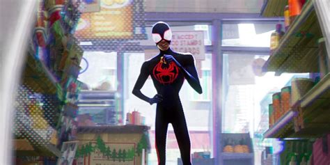 Across The Spider Verse Shows Miles And The Spot In A Supermarket Showdown