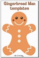 Gingerbread Man Template Printable Large - FREE DOWNLOAD - Aashe