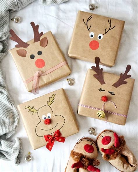 24 Cute Diy Christmas T Wrapping Ideas The Creatives Hour
