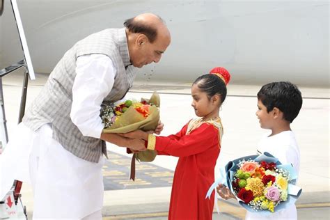 The Times Of India On Twitter Defence Minister RajnathSingh Arrives On An Official Visit To