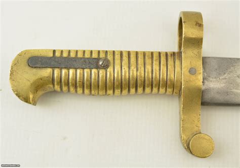 Us Navy 1861 Plymouth Rifle Saber Bayonet
