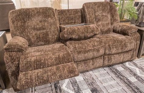 Signature Design By Ashley Soundwave Chocolate Reclining Sofa With