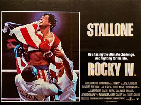 Original Rocky Iv Movie Poster Rocky Balboa Sylvester Stallone