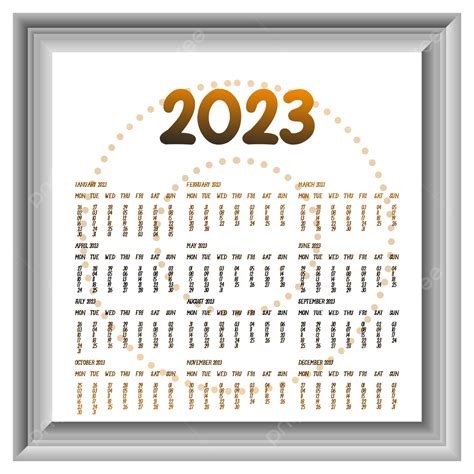 Business Calendar 2023 Design Template Calendar 2023 Calendar Design