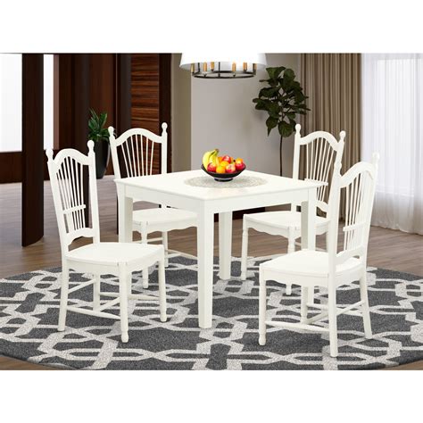 Small Kitchen Table And Hard Wood Kitchen Dining Chairs Finishlinen
