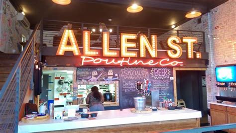 Allen Street Poutine Company Restaurant 14201 242 Allen St