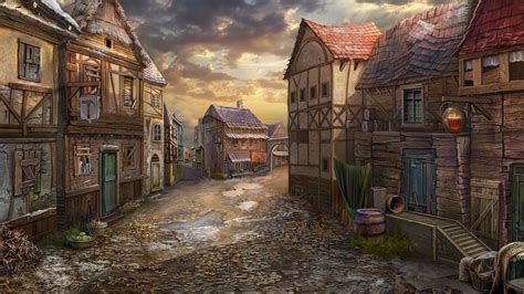 Resultado De Imagem Para Medieval Cities Landscape Fantasy City