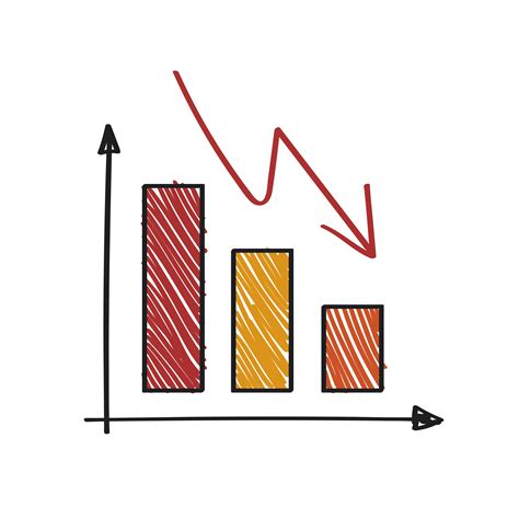 Negatively Declining And Failing Graph Illustration Download Free