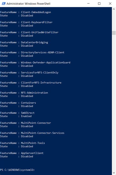 Manage Optional Features In Windows 10