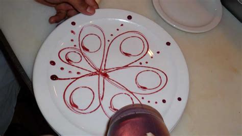 Plate Decorating By Hand And Garnish Decor Youtube