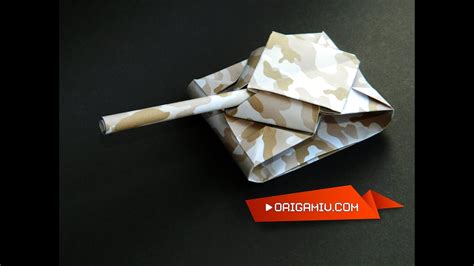 Paper Tank Origami Youtube