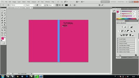 Desain Cover Buku Photoshop Coretan