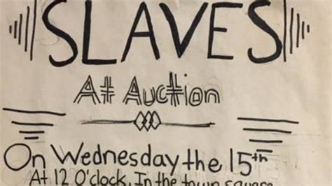 school apologizes for slave auction posters cnn