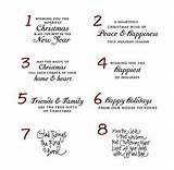 Photos of Christmas Verses For Business Greeting Cards