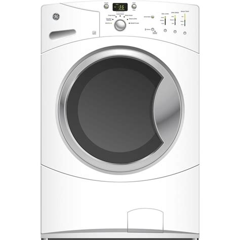ge 3 cu ft stackable front load washer white in the front load washers department at