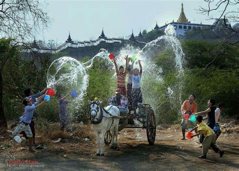 Thingyan Myanmar Traditional New Year Festival South Asia Festival