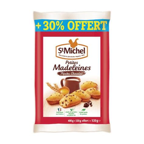 Madeleines pépites de chocolat Aldi France