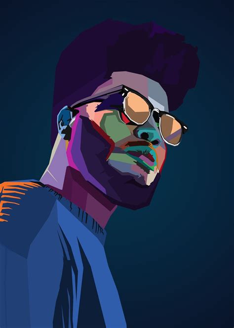 Khalid Wpap Pop Art Poster Picture Metal Print Paint By Nguyen