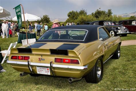 1969 Camaro Z28 Coupe Gold With Black Stripes Rvr With Images