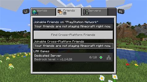 As of now you can't join servers in minecraft playstation 4 bedrock edition Unable to connect to connect to Dedicated Bedrock Server ...