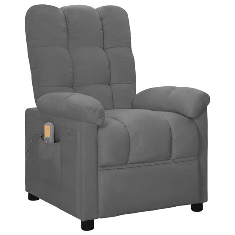 Vidaxl Massage Recliner Electric Massaging Recliner Chair For Elderly Fabric