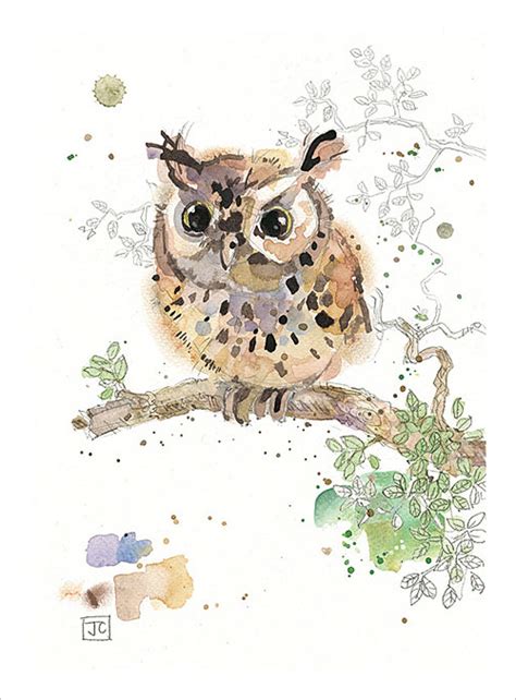 My Owl Barn Bug Art Greeting Cards By Jane Crowther
